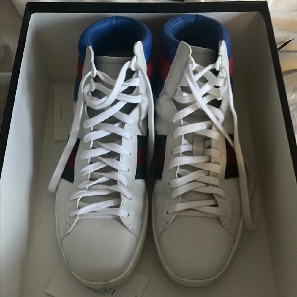 Gucci Colorful High-Top Sneakers - Picture 4 of 6